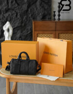 Túi LV Keepall Bandoulière 25 G90 M20900 Black Taurillon Màu Đen Best Quality