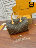 Túi LV Speedy Soft 30 Lucky Monogram Canvas Màu Nâu Best Quality sang trọng