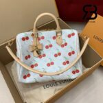 Túi LV x Takashi Murakami M14238 Cherry Speedy Soft Bandouliere 30 chính hãng