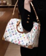 Túi LV x TM Speedy Soft 30 White Multicolor Canvas Best Quality sang trọng