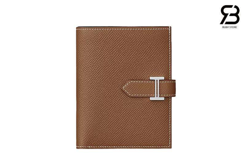 Ví Hermes Bearn Compact Wallet Brown Epsom PHW Màu Nâu Best Pháp