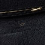 Ví Hermes Bearn Compact Wallet Noir Epsom GHW Best Pháp