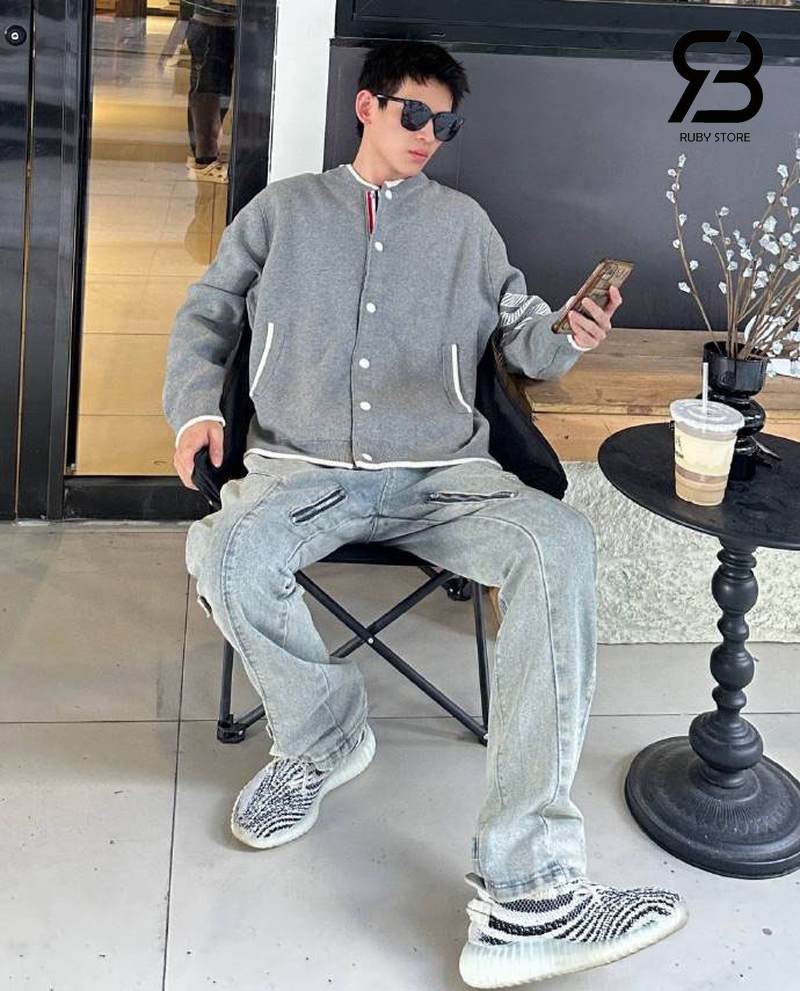 Set đồ phối với áo thom browne cho nam