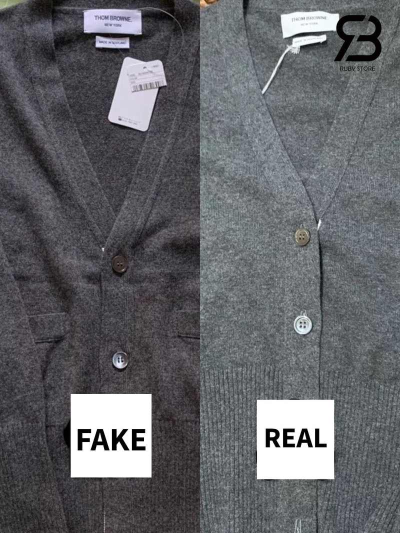 Cách nhận biết áo Thom Browne chính hãng với fake qua chất liệu vải
