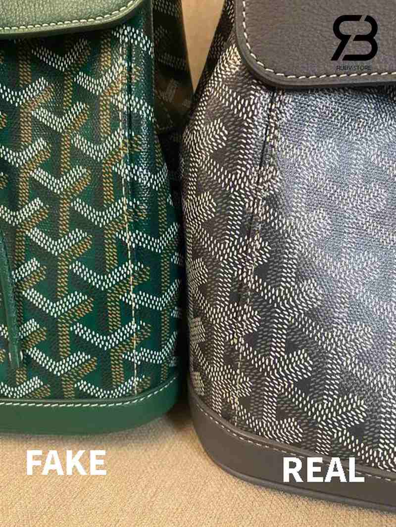 Cách phân biệt balo Goyard real và fake