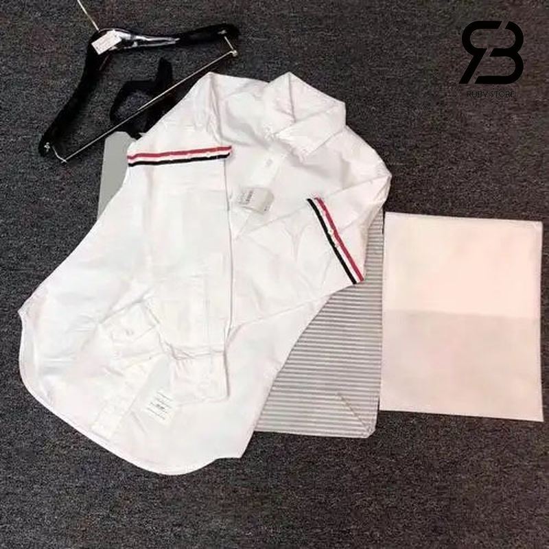 Áo thom browne màu trắng best quality tại Ruby Luxury Store