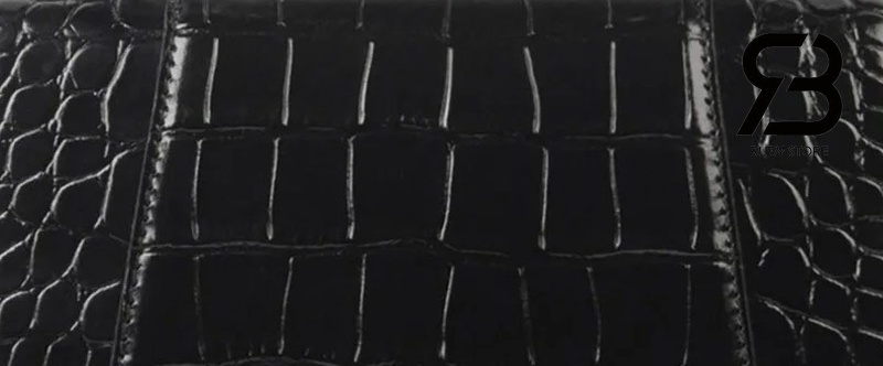 Da Croc Embossed Leather túi balenciaga