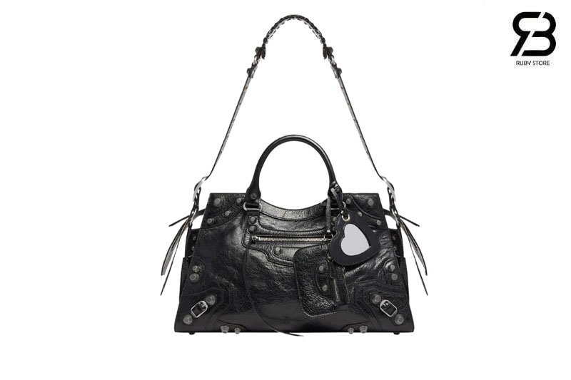 Túi Balenciaga Neo Cagole City Hand Bag Màu Đen SHW 39CM Best Quality