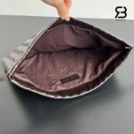 Túi Bottega Veneta Dustbag Medium Fondant Intrecciato Calfskin 32CM Nâu Cà Phê với chi tiết logo