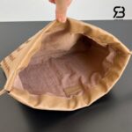 Túi Bottega Veneta Dustbag Medium Pale Brown Intrecciato Calfskin 32CM Kem cao cấp