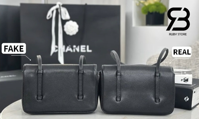 phân biệt túi Chanel 26P Preppy Coco real và fake qua form dáng