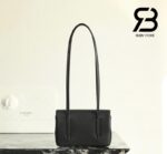Túi Channel 26P Preppy Coco Clutch Shoulder Bag 17CM Black Caviar GHW Đen