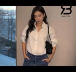 Túi Channel 26P Preppy Coco Small Flap 22CM Black Caviar GHW Đen