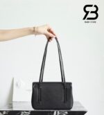 Túi Channel 26P Preppy Coco Small Flap 22CM Black Caviar GHW Đen Best Pháp