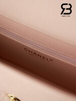 Túi Channel 26P Preppy Coco Small Flap 22CM Light Pink Caviar GHW Hồng