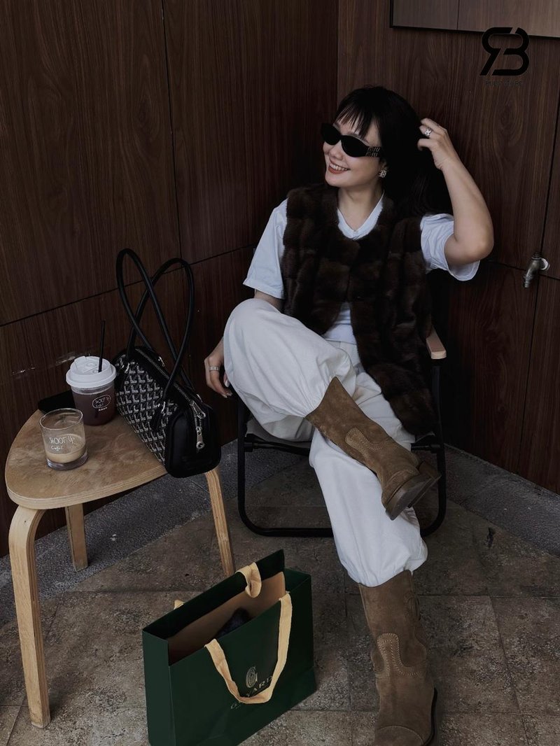 Túi Goyard Bonbonnière Bag Black Goyardine Canvas Đen sang trọng