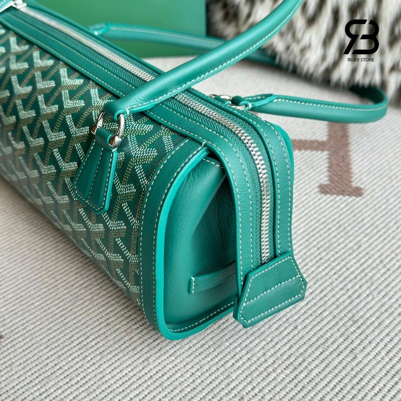 Túi Goyard Bonbonnière Bag Green Goyardine Canvas Xanh Lá cao cấp