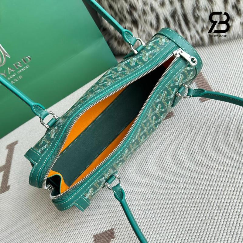 Túi Goyard Bonbonnière Bag Green Goyardine Canvas Xanh Lá đẹp