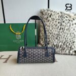 Túi Goyard Bonbonnière Bag Navy Blue Goyardine Canvas Xanh Navy sang trọng