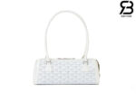 Túi Goyard Bonbonnière Bag White Goyardine Canvas Trắng Best Ý sang trọng