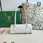 Túi Goyard Bonbonnière Bag White Goyardine Canvas Trắng tinh tế