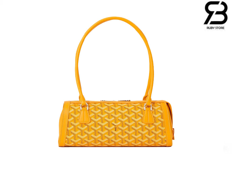 Túi Goyard Bonbonnière Bag Yellow Goyardine Canvas Vàng sang trọng