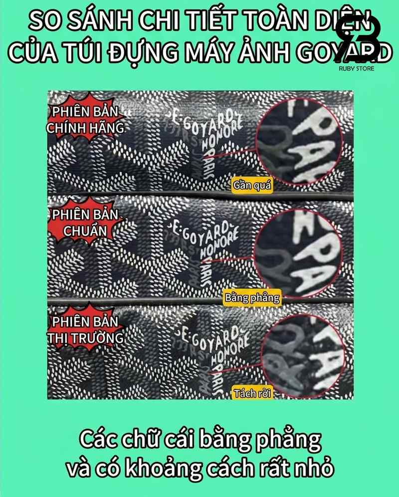 Cách nhận biết túi Goyard thật và giả