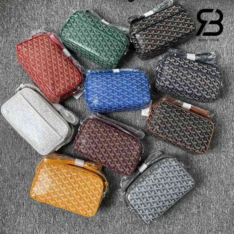 Các mẫu túi Goyard trên nền xám
