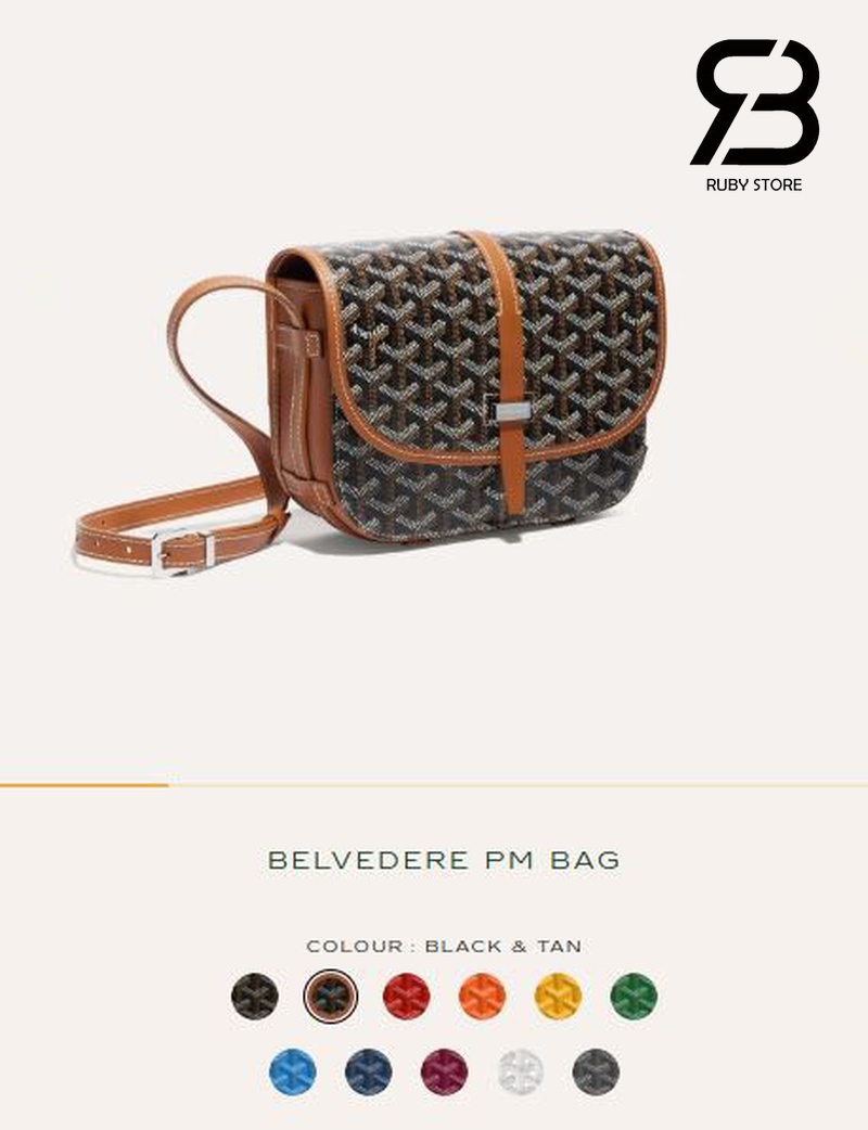 Túi Goyard Belvedere và các biến thể màu sắc