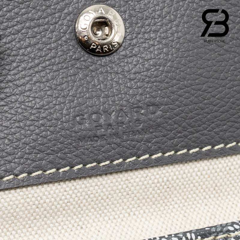 Cấu tạo da Goyardine Canvas trên túi Goyard