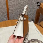 Túi Hermes Mini Kelly II 20 HSS Gold Craie Epsom GHW Best Pháp sang trọng