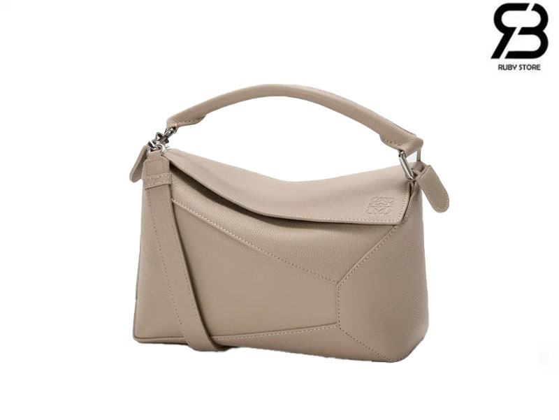 Túi Loewe Small Puzzle Edge Bag In Soft Grained Calfskin Clay chất lượng cao