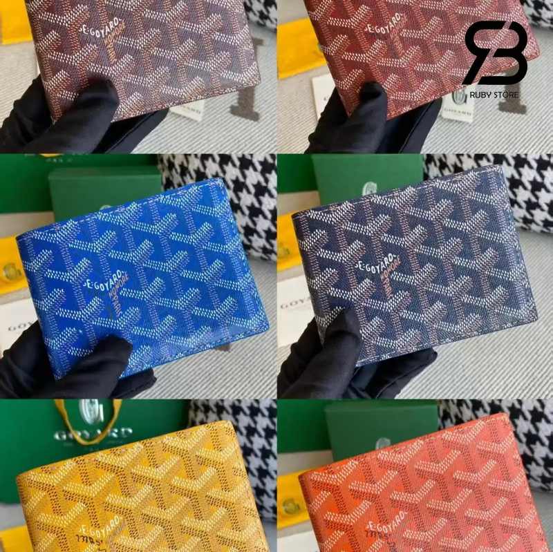 Trên tay 6 mẫu ví Goyard 6 màu khác nhau