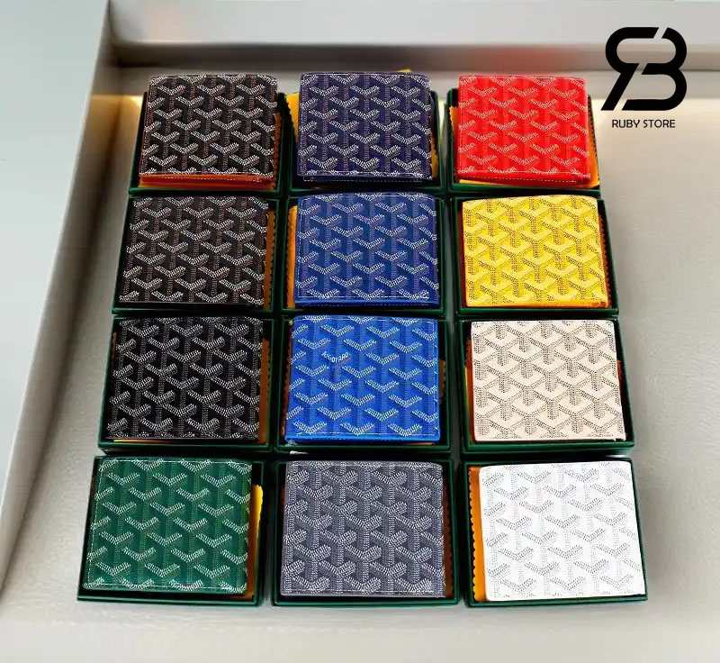 12 mẫu ví goyard nhiều màu sắc