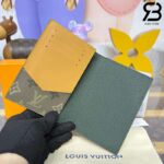 Ví LV Passport Cover Monogram Surplus Khaki M2A663 Xanh Oliu cao cấp