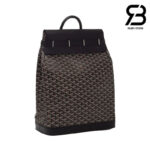 Ba Lô Goyard Goyardine Steamer PM Backpack S48 Black Đen cao cấp