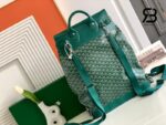 Chi tiết ba lô Goyard Goyardine Steamer PM Backpack S48 màu xanh lá