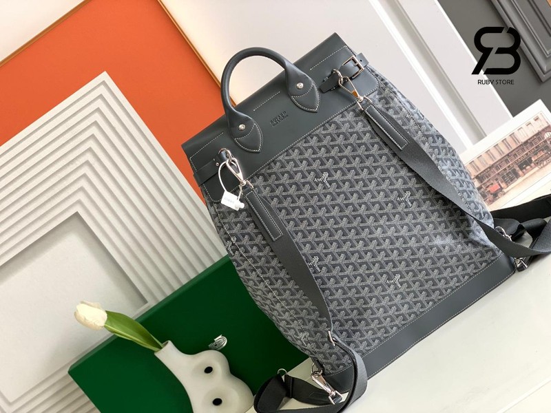 Ba Lô Goyard Goyardine Steamer PM Backpack S48 Grey Xám chất lượng tốt