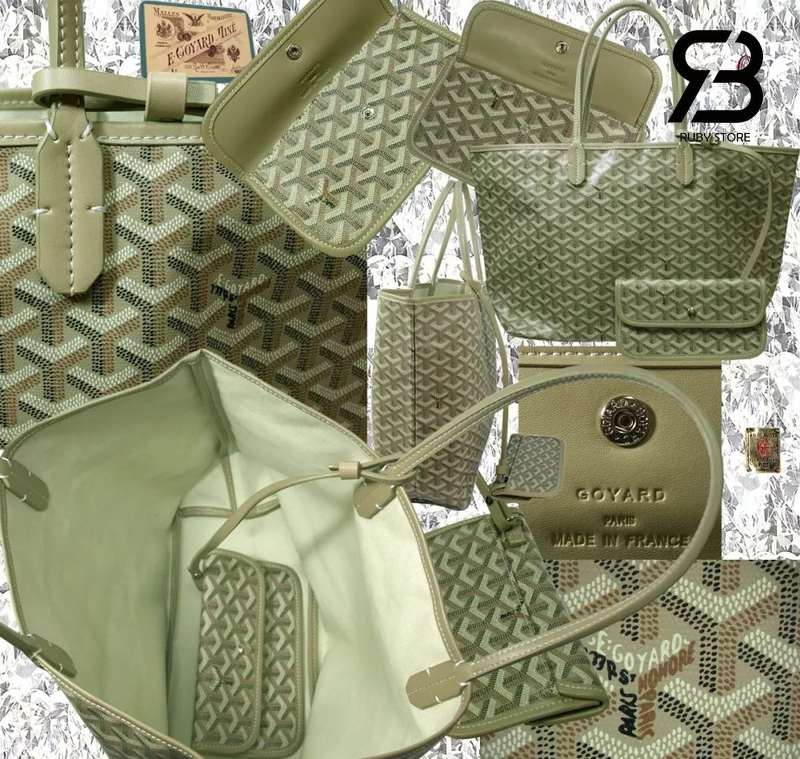 Các mẫu túi Goyard màu xanh oliu