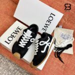 Giày LOEWE Ballet Runner 2.0 in Nylon and Calfskin Black White chất lượng cao