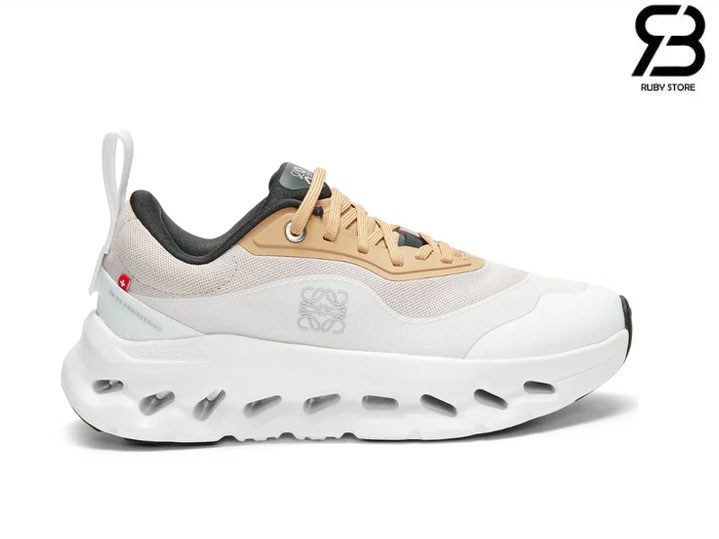 Giày Loewe x On Cloudtilt 2 Tan White Trắng Kem Best Quality, thiết kế tinh tế