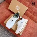 Giày Loewe x On Cloudtilt 2 White Khaki Trắng Xanh Olive chính hãng góc nghiêng