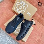 Giày Loewe x On Cloudtilt All Black Đen Full Best Quality góc nghiêng chi tiết