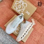 Góc nghiêng chi tiết giày Loewe x On Cloudtilt Sand Trắng Kem Best Quality