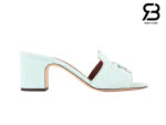 Giày Loro Piana Summer Charms Sandal 5.5Cm Suede Azure Saphiere chính hãng