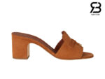 Giày Loro Piana Summer Charms Sandal 5.5Cm Suede Wot chất lượng cao