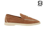Giày Loro Piana Summer Charms Walk Loafer Suede Nappa Mole chính hãng