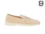 Giày Loro Piana Summer Charms Walk Loafer Suede Nappa Windy Dunes cao cấp