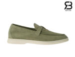 Giày Loro Piana Summer Charms Walk Loafer Suede Tea Room chất lượng cao