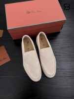 Giày Loro Piana Summer Walk Loafer Suede Beige chính hãng, sang trọng